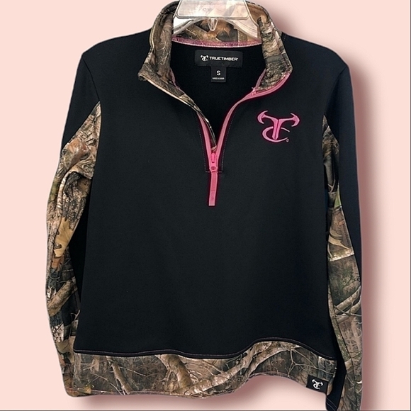True Timber Tops - True Timber Camoflauge Women’s S Pullover Sweatshirt Jacket Top RN# 141062